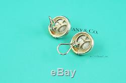 AUTHENTIC Tiffany & Co. RARE Vintage Sterling 18K Gold Mabe Pearl Earrings #929