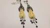Antique Marcasite And Ivory Earrings
