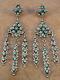 Beautiful Vintage Pawn Sterling Silver & Turquoise Earrings