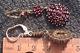 Bohemian Estate Rose Cut Garnet Vintage Dangle Tier Earrings Gold Over Sterling