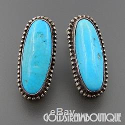 Coming Soon Lovely Vintage Navajo Zuni Sterling Silver Earrings 2