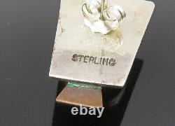 EUROPEAN 925 Sterling Silver Vintage Turquoise Lot Single Earrings EG11381