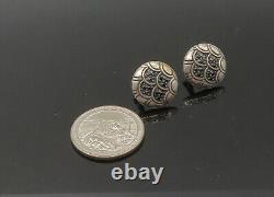 JOHN HARDY 925 Sterling Silver Vintage Black Spinel Drop Earrings EG11028
