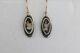 Jeanine Payer Sterling Silver Vintage Baby Photo Earrings