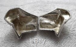 LAPPONIA, BJÖRN WECKSTRÖM Vintage Sterling Silver NASTASSIA Earrings, FINLAND