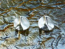 LAPPONIA Sterling Silver Clip Earrings Finland VINTAGE Won't Tarnish, Modern NEW