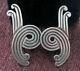 Los Castillo Vintage Sterling Taxco Earrings 43mm Or Almost 1 3/4 Inches Long