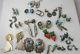 Lot Of 19 Pairs Of Vintage Native American Sterling Silver Earrings Signed