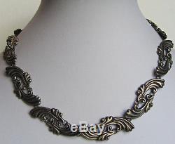 Los Ballesteros Vintage Beauty Mexico Sterling Silver Necklace & Earrings Set
