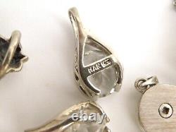 Lot of Vintage Sterling Silver 925 Ring Bracelet Gemstone Old Jewelry 294 Grams