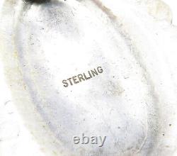 NAVAJO 925 Sterling Silver Vintage Shiny Etched Pattern Drop Earrings EG7990