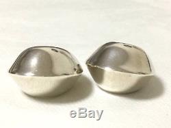 Nanna Ditzel Georg Jensen #126B Sterling Silver Earrings Ear Cuff Vintage