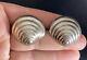 Patricia Von Musulin Sterling Silver Earrings Vintage Signed Shell Design
