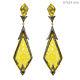 Pave Diamond Onyx Carving 14k Gold Earrings Sterling Silver Vintage Look Jewelry