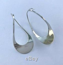 Ronald Hayes Pearson Vintage Modernist Sterling Silver Earrings