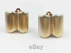 Sterling Silver 925 Mignon Faget Vintage Retired Extremely Rare Clip On Earrings