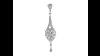 Sterling Silver And Diamond Vintage Inspired Dangle Earrings