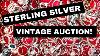 Sterling Silver Night Vintage Jewelry Auction