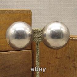 Sterling Silver Vintage Clip Earrings +