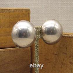 Sterling Silver Vintage Clip Earrings +