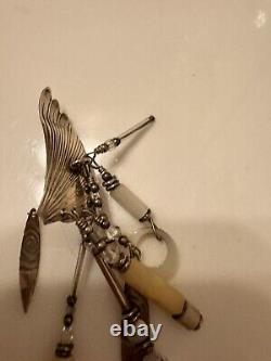 Tabra vintage Sterling Silver earrings, excellent condition Wings