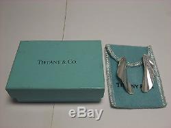 Tiffany Angel Wing Earrings Sterling Silver 925 Rare Vintage Very Good