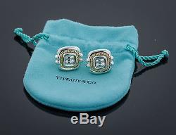 Tiffany & Co, Vintage 18K Gold and Sterling Silver Earrings