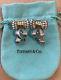 Tiffany & Co. Vintage Bow Earrings. Sterling Silver And 18k Gold