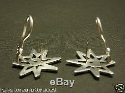 Tiffany Picasso Sun Star Earrings Sterling Silver 925 Vintage Very Good