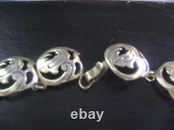 VINTAGE 3 Piece Sterling Silver Set Necklace Bracelet Earrings Mexico TAXCO