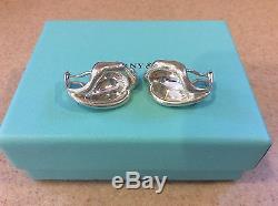 VINTAGE Tiffany & Co. Elsa Peretti Sterling Silver 925 Calla Lily Clip Earrings