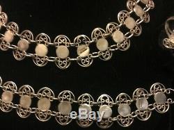VTG TAXCO Concho Sterling Silver PRE EAGLE Necklace Bracelet Earrings & Ring