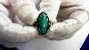 Vintage American Indian Ring Circa 1950 Sterling Natural Turquoise