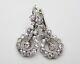 Vintage Antique Fine Engagement Earrings 925 Sterling Silver 2.5ct Round Diamond