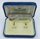 Vintage Authentic Mikimoto Sterling Silver & Cultured Pearl Screw On Earrings