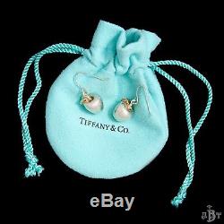 Vintage Designer Sterling Silver Tiffany & Co. Elsa Peretti Apple Earrings