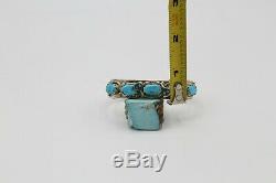 Vintage Effie C Zuni Matching Bracelet, Earrings And Ring, Sleeping Beauty, Signed