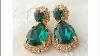 Vintage Emerald Earrings