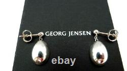 Vintage Georg Jensen Sterling Silver 925s Earrings Denmark