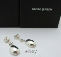 Vintage Georg Jensen Sterling Silver 925s Earrings Denmark