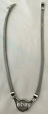 Vintage Greek KIONAS 950 Sterling Silver Necklace