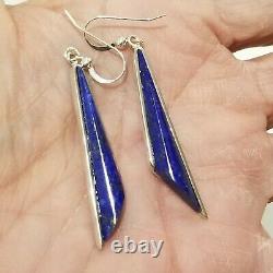 Vintage JAY KING DTR NWT Sterling 925 Earrings Turquoise & Lapis Stones Necklace