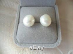 Vintage Jewellery Baroque Pearl Earrings Sterling Silver Antique Jewelry Pearls