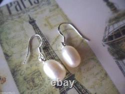 Vintage Jewellery Pearl Earrings Sterling Silver Ear Rings White Pearls Jewelry