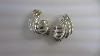 Vintage Large Tiffany Co 925 Sterling Silver Clip Earrings