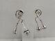 Vintage Marchkita Sterling Silver Mexico Taxco Earrings
