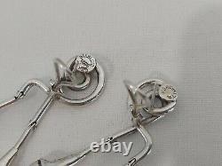 Vintage MARCHKITA Sterling Silver Mexico Taxco Earrings