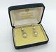 Vintage Mikimoto Sterling Silver Drop Screwback Pearl Earrings, With Box, 3.2g