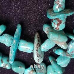 Vintage NWT DTR Jay King Sterling 925 Earrings & 2 Strands Turquoise Necklace
