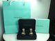 Vintage Rare Tiffany & Co. Scarab Earrings 18k Gold And Sterling Silver Two Tone
